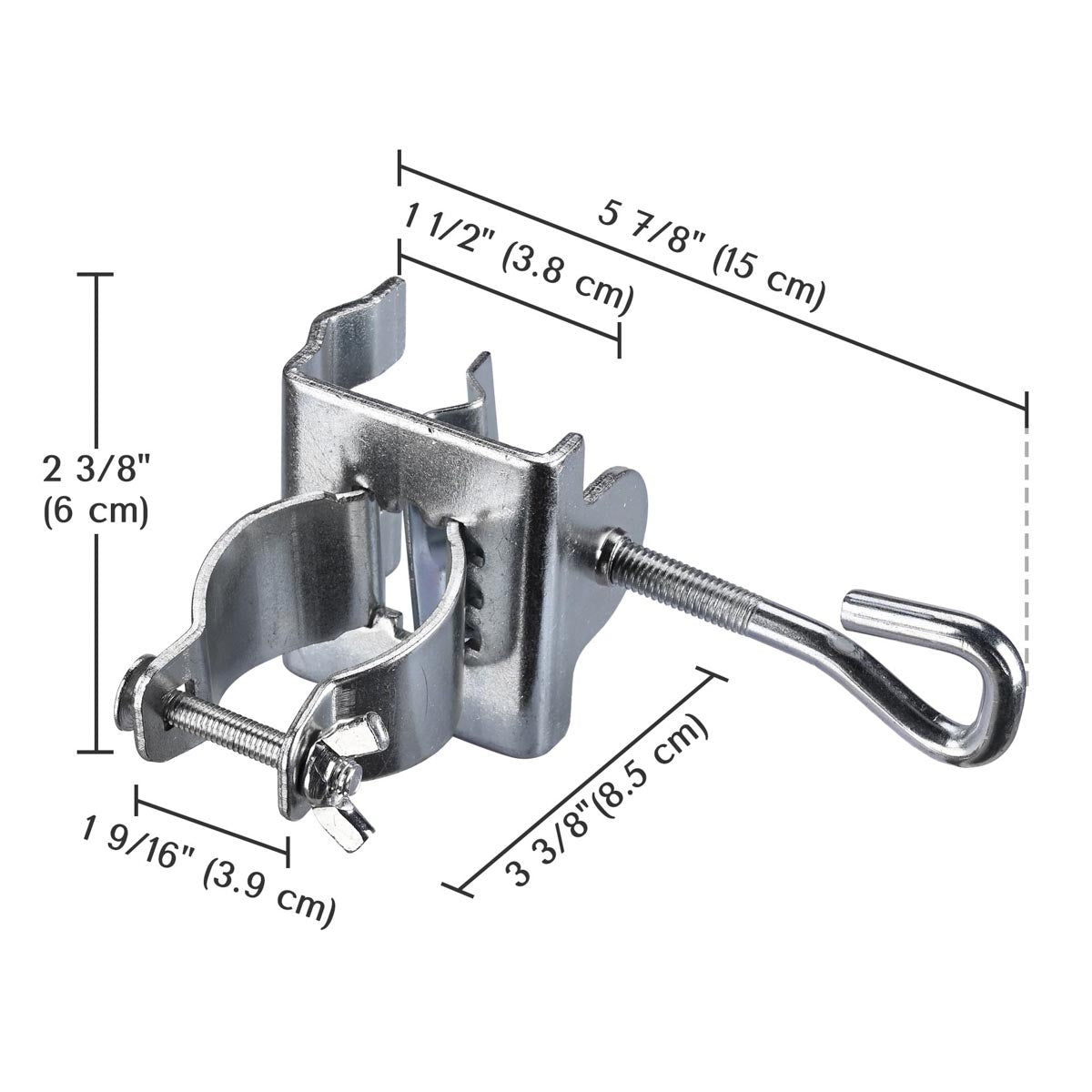 3 patio umbrella pole 1 1/2" Patio Umbrella Pole Clamp for 7/8" to 1 1/4" Poles