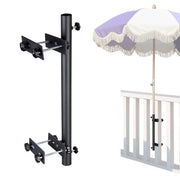 TheDisplayOutlet Patio Umbrella Deck Railing Holder Fits 1-9/16" Poles Image