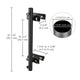 TheDisplayOutlet Patio Umbrella Deck Railing Holder Fits 1-9/16" Poles Image
