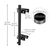 TheDisplayOutlet Patio Umbrella Deck Railing Holder Fits 1-9/16" Poles Image