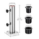 TheDisplayOutlet Stainless Steel Patio Umbrella Dock/Deck Mount D2 1/8" Image