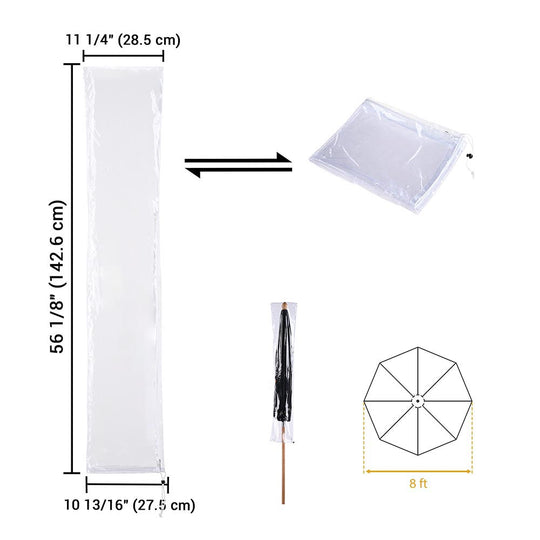 Waterproof Patio Umbrella Cover Optional