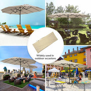 15 Foot Patio Umbrella Cover with Zipper Rod