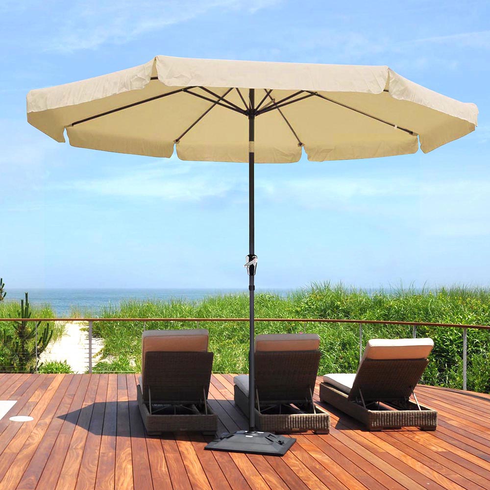 Patio Umbrella Tilt Metal 10ft 8-Rib Patio Umbrella Tilt Metal 10ft 8-Rib