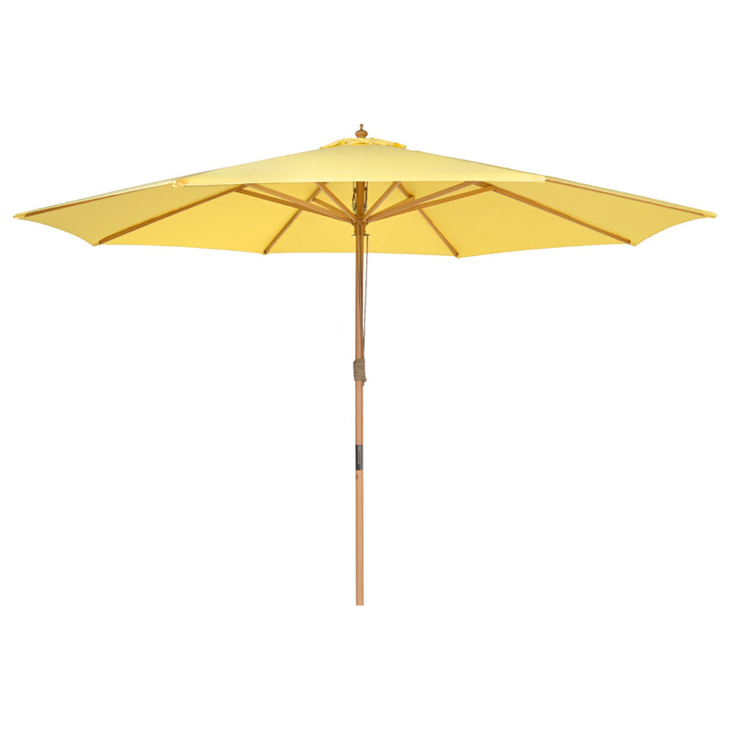 Patio Umbrella Wooden 13ft 8-Rib