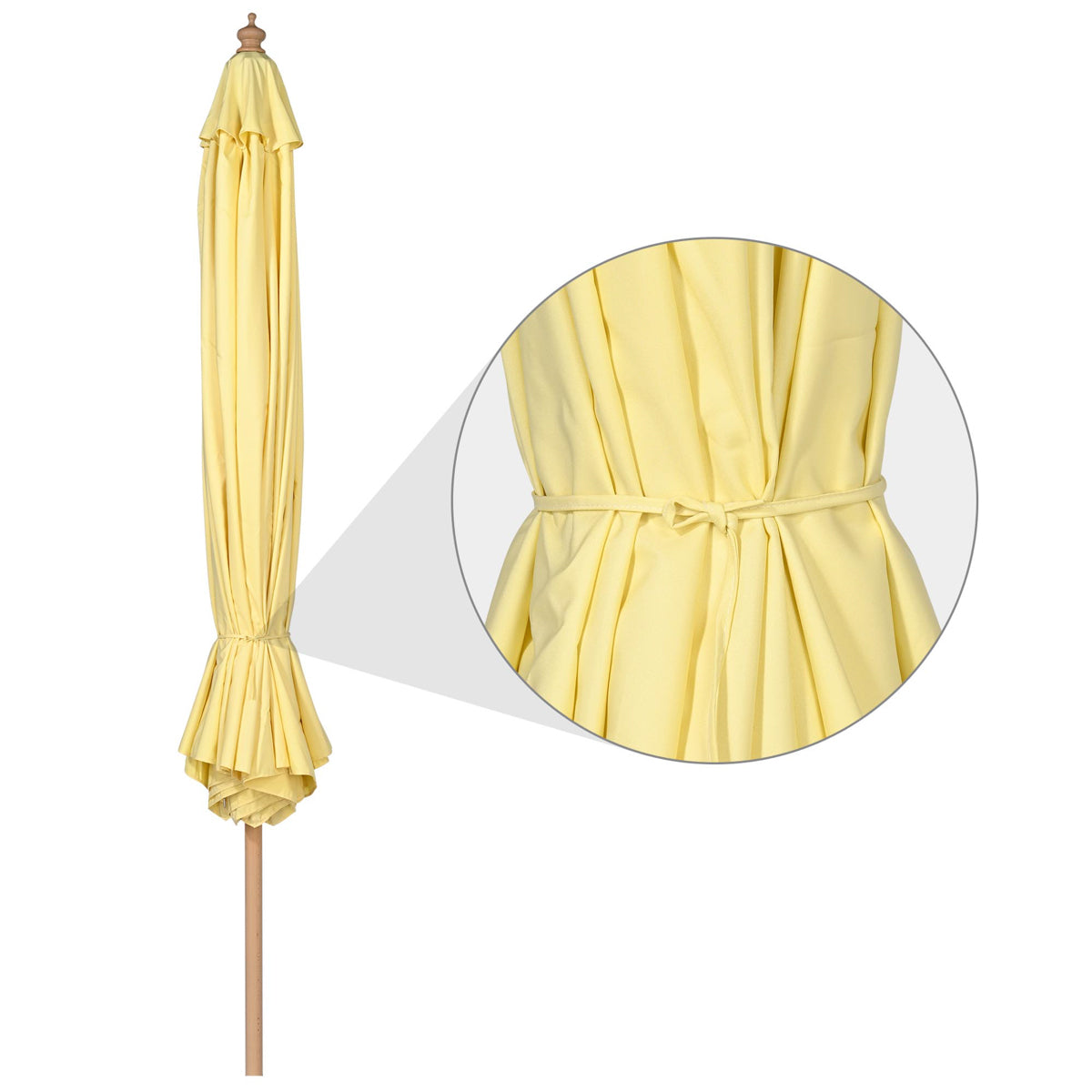 andrews 8 ft patio umbrella in tan Patio Umbrella Wooden 13ft 8-Rib