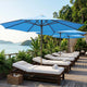 TheDisplayOutlet Patio Umbrella Wooden 13ft 8-Rib Image