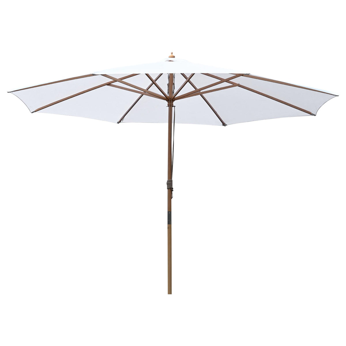 Patio Umbrella Wooden 13ft 8-Rib – The Display Outlet