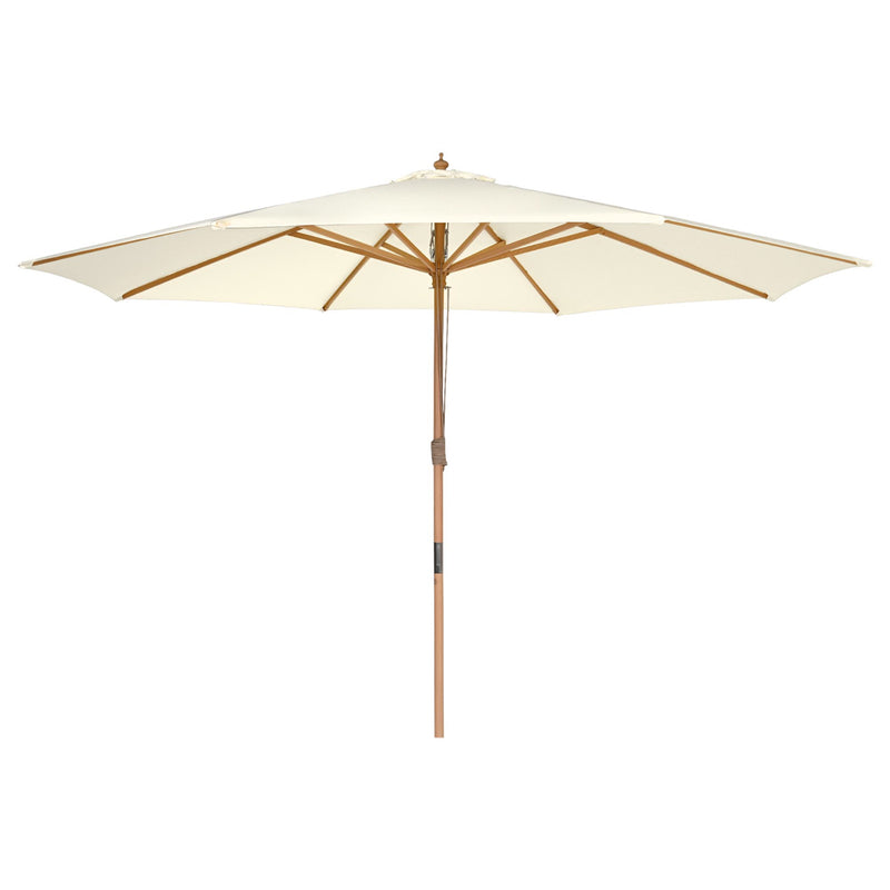 Patio Umbrella Wooden 13ft 8-Rib