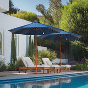 Patio Umbrella Wooden 9ft 8-Rib