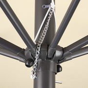 Patio Umbrella Metal 13ft 8-Rib