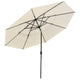 Patio Umbrella Tilt 3-Tiered 11ft 8-Rib