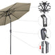 TheDisplayOutlet Patio Umbrella Tilt 9ft 8-Rib 220 gsm Canopy UV50+ Image