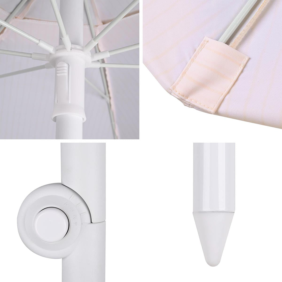 6 ft patio umbrella with stand 6ft Beach Umbrella for Swimming Pool Mobile Bar Cart