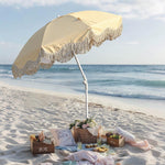6ft Beach Umbrella for Swimming Pool Mobile Bar Cart