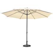 13ft Outdoor Table Umbrella with Concrete Umbrella Base