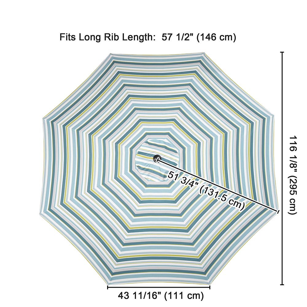 Patio Umbrella Canopy 10ft 8-Rib Patio Umbrella Canopy 10ft 8-Rib