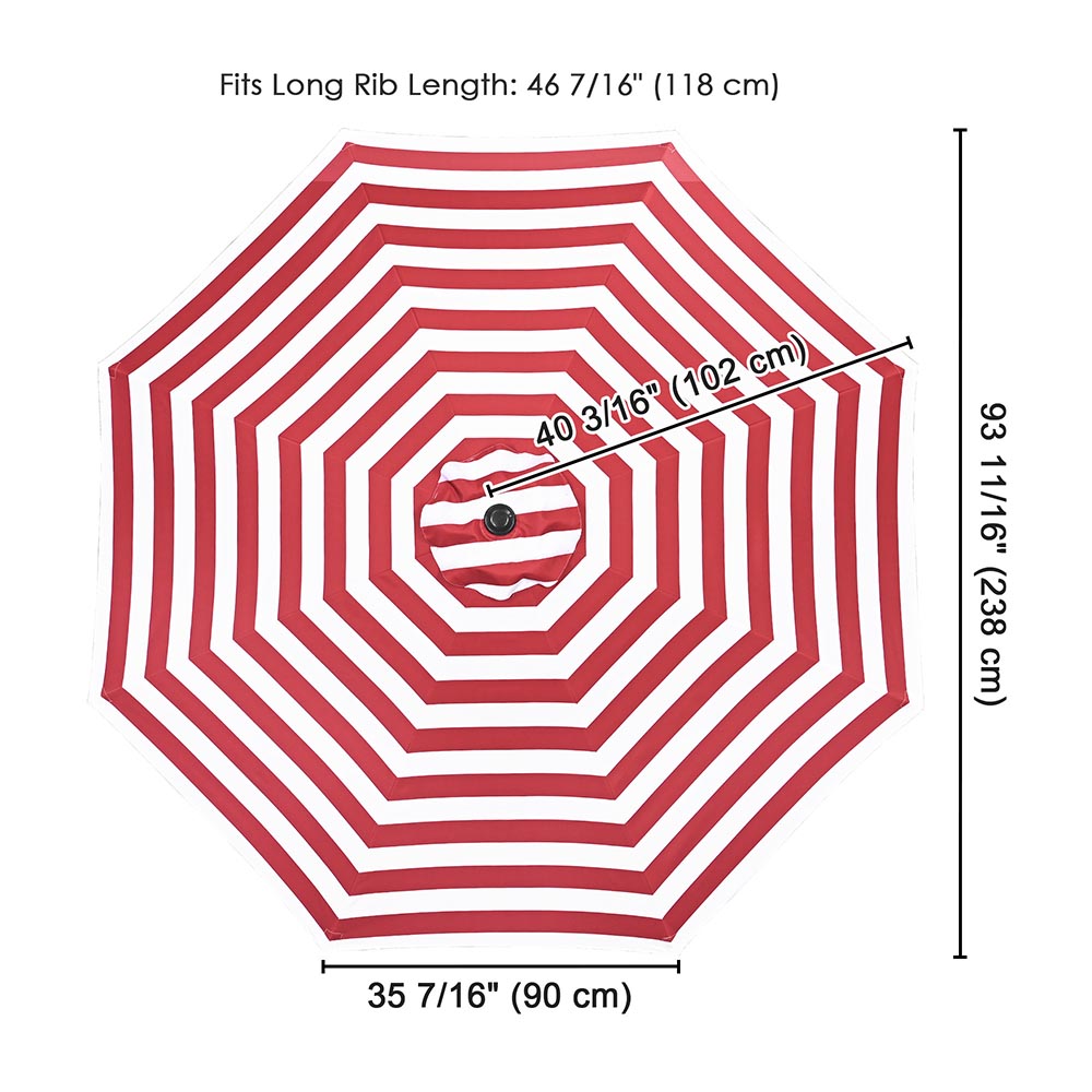 8 ft. patio umbrella Patio Umbrella Canopy 8ft 8-Rib