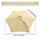 Patio Umbrella Canopy 9ft 6-Rib