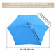 Patio Umbrella Canopy 9ft 6-Rib