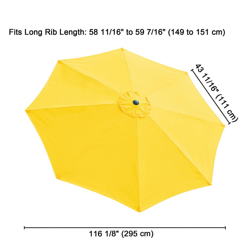 Patio Umbrella Canopy 10ft 8-Rib