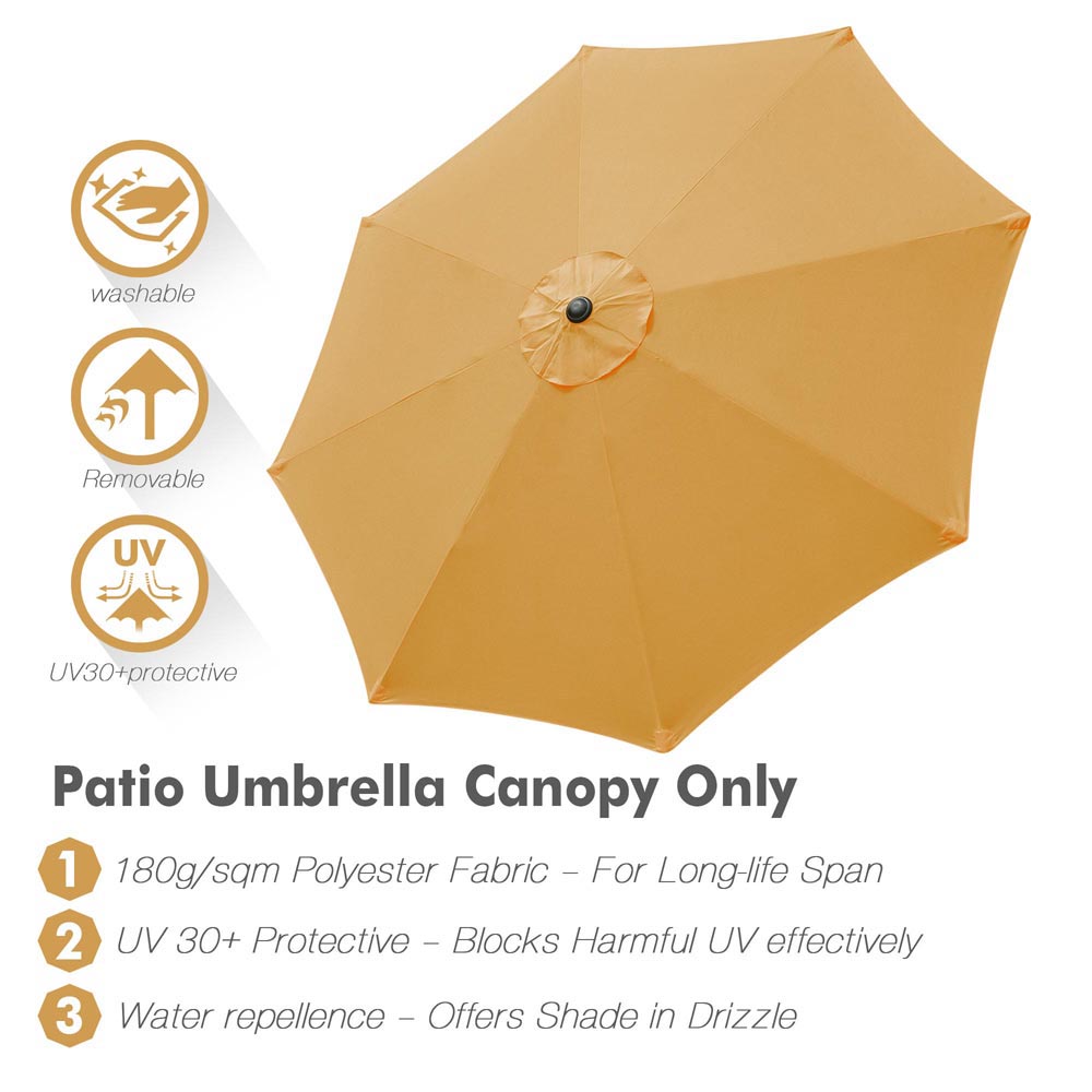 Patio Umbrella Canopy 10ft 8-Rib Patio Umbrella Canopy 10ft 8-Rib