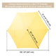 Patio Umbrella Canopy 9ft 6-Rib