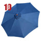 TheDisplayOutlet Patio Umbrella Canopy 9ft 8-Rib, Navy(10ct.) Image