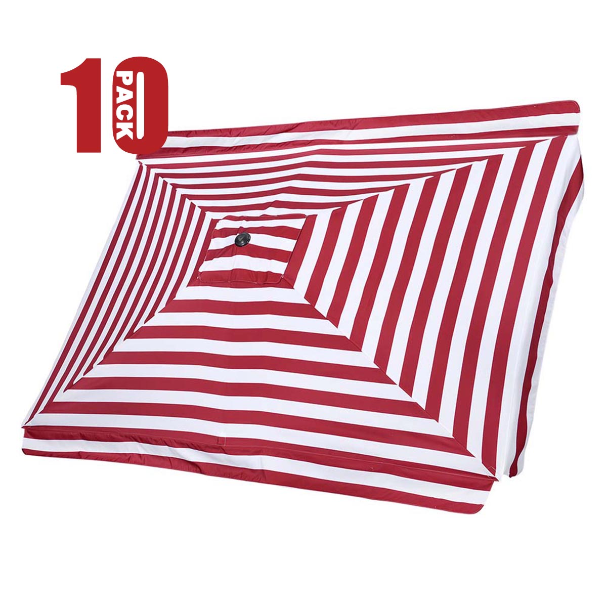 Rectangular Patio Umbrella Canopy 10x6.5ft 6-Rib
