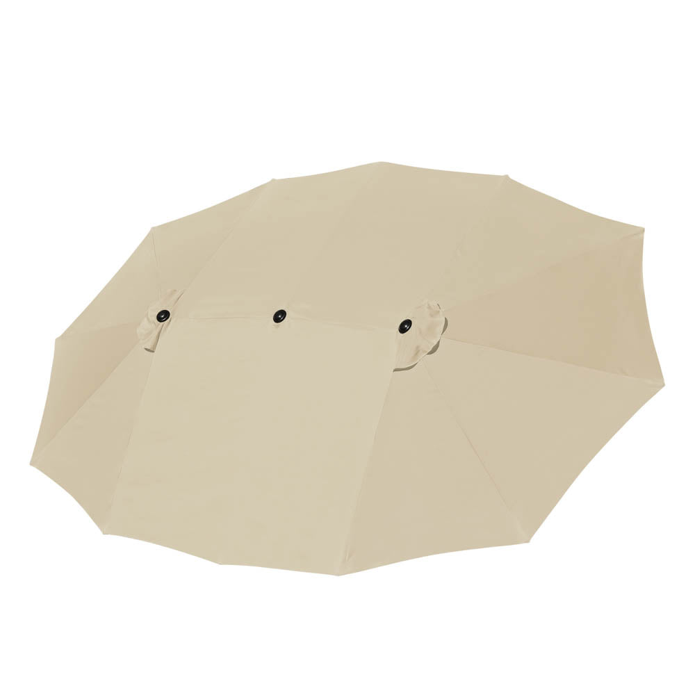 Rectangular Patio Umbrella Canopy 15x9ft 12-Rib Rectangular Patio Umbrella Canopy 15x9ft 12-Rib