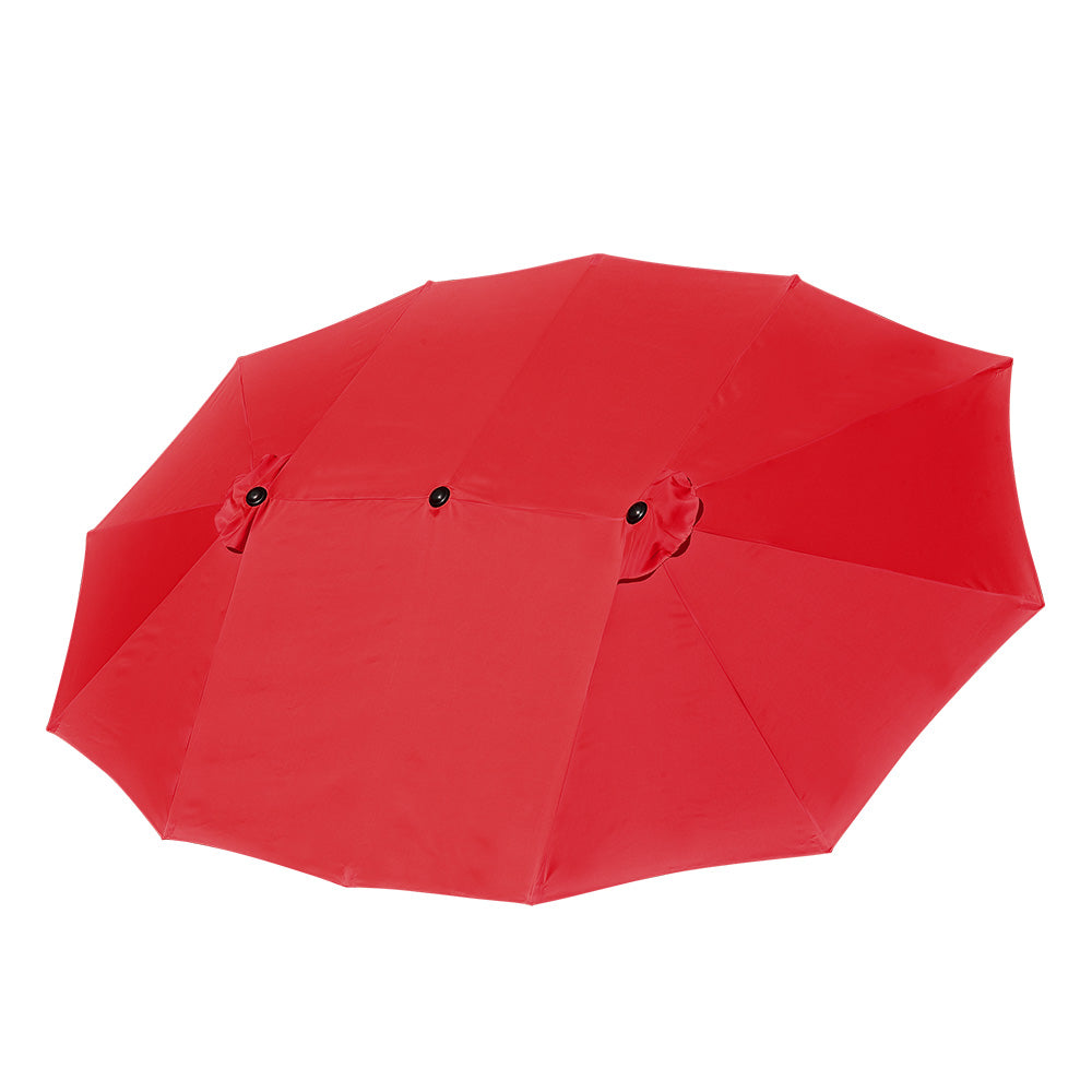 Rectangular Patio Umbrella Canopy 15x9ft 12-Rib Rectangular Patio Umbrella Canopy 15x9ft 12-Rib