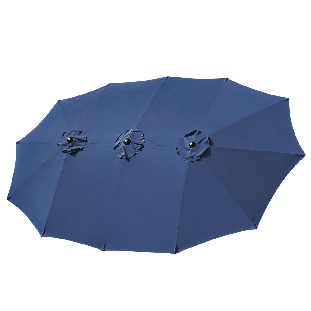 Rectangular Patio Umbrella Canopy 15x9ft 12-Rib Rectangular Patio Umbrella Canopy 15x9ft 12-Rib