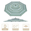 Patio Umbrella Canopy 11ft 8-Rib 3-Tiered