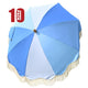 TheDisplayOutlet Patio Umbrella Canopy 6ft 8-Rib Palm Springs, Blue Lagoon(10ct.) Image