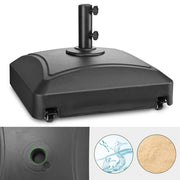 TheDisplayOutlet Patio Umbrella Weights w/ Wheels 88-143 lb for 1 7/8" Poles Image