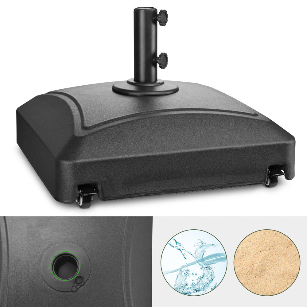 Patio Umbrella Weights w/ Wheels 88-143 lb for 1 7/8 Patio Umbrella Weights w/ Wheels 88-143 lb for 1 7/8