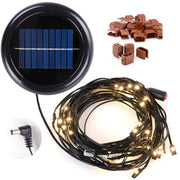 Solar String Lights for Wooden Patio Umbrella 8ft/9ft 6-Rib