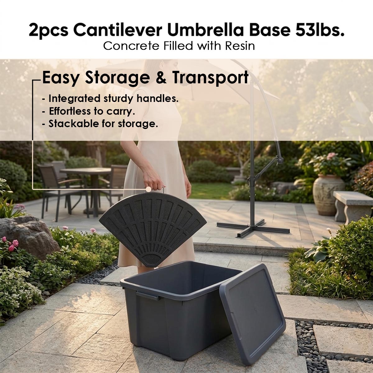cantilever patio umbrella weights Water/Sand Offset Base Plate Banana Manor Rug Factory Outlet The Outsunny offset patio umbrella base weight set will offer you the comfort of peace of mind Sunnydaze Decor Heavy-Duty Cantilever Offset