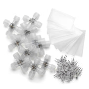 TheDisplayOutlet 2 Pin Rope Light Connectors - 13mm 120V Image