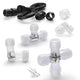 TheDisplayOutlet 2 Pin Rope Light Connectors - 13mm 120V Image