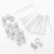 TheDisplayOutlet 2 Pin Rope Light Connectors - 13mm 120V, I-shape Image