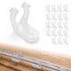 TheDisplayOutlet 1/2" Rope Light Clips Hold D13mm Outdoor Rope Light Image