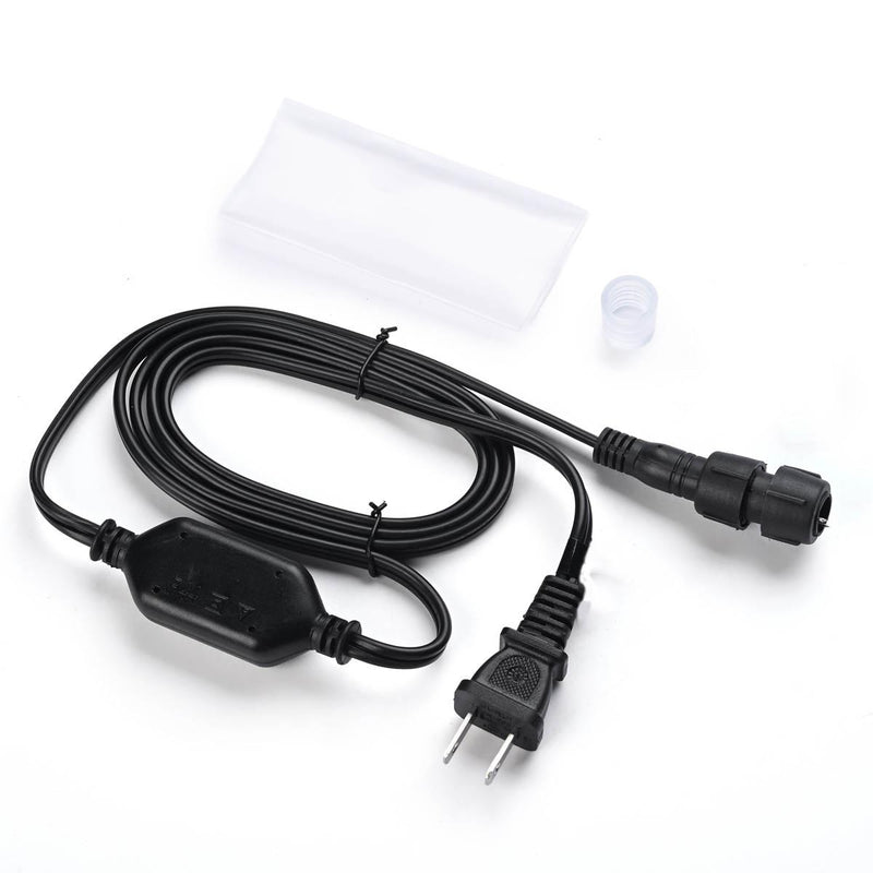 TheDisplayOutlet LED Rope Light Adapter Plug - 13mm 120V Image