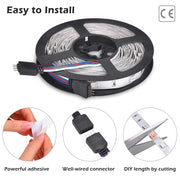 TheDisplayOutlet 16ft Bluetooth APP Control Strip Light with Remote Image