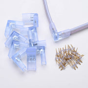 10 Set/Pack Neon Light 2-Pin Splice Connector 14x7mm