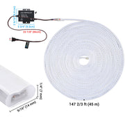 150ft Flex Neon LED Strip Warm White RF Remote