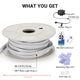 Flexible Warm White Neon Rope Light 50' RF Remote (Preorder)