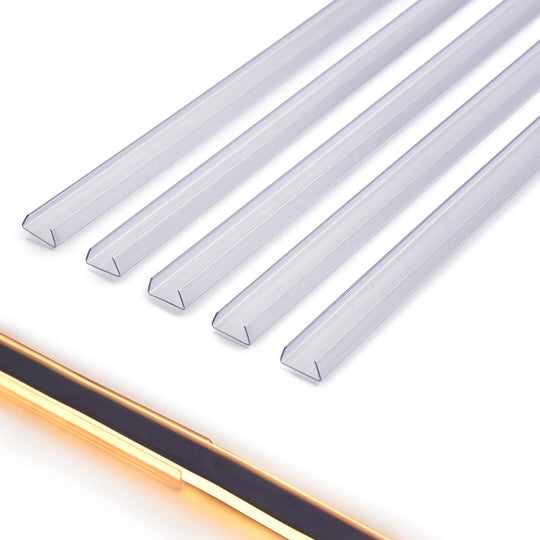 5/16"x9/16" PVC U-Channels Mounting 3ft 5ct. (2700K Neon)