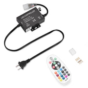 TheDisplayOutlet RGBW LED Controller & RF Remote for Outdoor Neon Rope Light 110V, 1-way Image