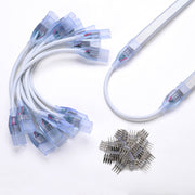 10 Set/Pack Neon Light 4-Pin Splice Connector 18x8mm